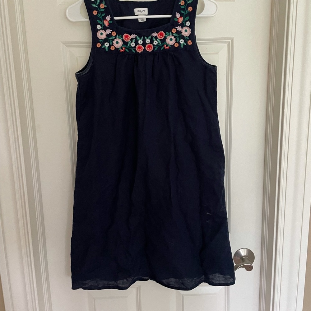 J. Crew Embroidered Dress